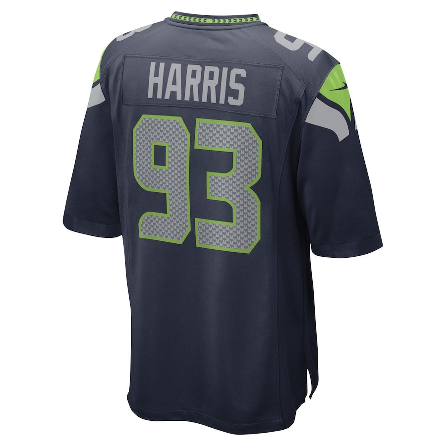 Shelby Harris Seattle Seahawks Game Player Jersey - College Navy