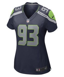 Shelby Harris Seattle Seahawks Women's Game Player Jersey - College Navy