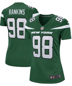 Sheldon Rankins New York Jets Womens Game Jersey - Gotham Green Nfl
