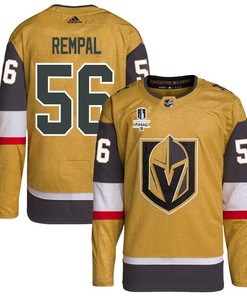 Sheldon Rempal 56 Vegas Golden Knights Stanley Cup 2023 Final Patch Home Breakaway Men Jersey - Gold