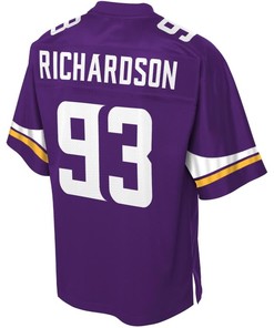 Sheldon Richardson Minnesota Vikings Nfl Pro Line Player Jersey - Purple