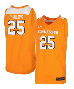 Shembari Phillips 25 Tennessee Volunteers Elite Men Jersey Basketball - Orange White