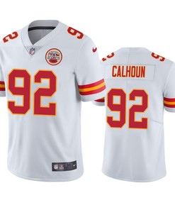 Shilique Calhoun 92 Kansas City Chiefs White Vapor Limited Jersey