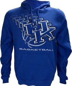 Shirt Warehouse Uk Kentucky 3D Interlock On Blue Hoodie