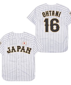 Shohei Ohtani 16 Mlb Legends Japan Natation Team Home White Jersey Gift For Ohtani Fans