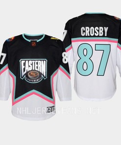 Sidney Crosby 87 Pittsburgh Penguins 2023 All-Star Eastern Black