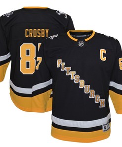 Sidney Crosby Pittsburgh Penguins 2021/22 Alternate Premier Player Jersey - Black Nhl