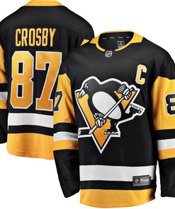 Sidney Crosby Pittsburgh Penguins Fanatics Branded Breakaway Player Jersey Black Nhl