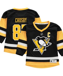 Sidney Crosby Pittsburgh Penguins Preschool Replica Player Jersey - Black Nhl