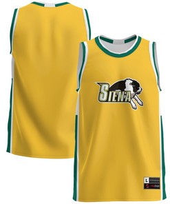 Siena Saints Basketball Jersey - Gold Ncaa