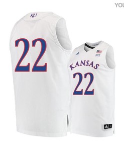 Silvio De Sousa 22 Kansas Jayhawks Basketball Youth Jersey - White