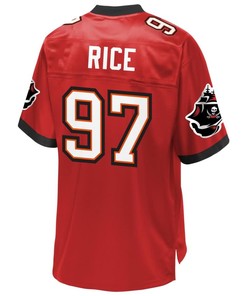 Simeon Rice Tampa Bay Buccaneers Nfl Pro Line Retired Player Jersey - Red