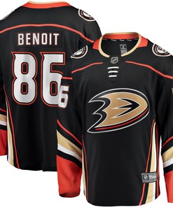 Simon Benoit Anaheim Ducks Fanatics Branded Home Breakaway Player Jersey - Black Nhl