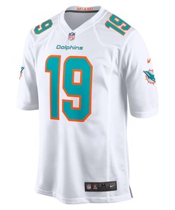 Skylar Thompson 19 Miami Dolphins Game Player Jersey - White