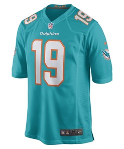 Skylar Thompson Miami Dolphins Game Player Jersey - Aqua