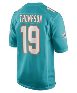 Skylar Thompson Miami Dolphins Game Player Jersey - Aqua