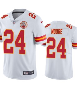 Skyy Moore 24 Kansas City Chiefs White Vapor Limited Jersey