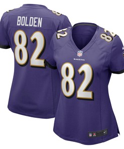 Slade Bolden Baltimore Ravens Womens Player Game Jersey - Purple Nfl