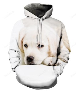 Sleepy Dog 3D Hoodie Zip Hoodie