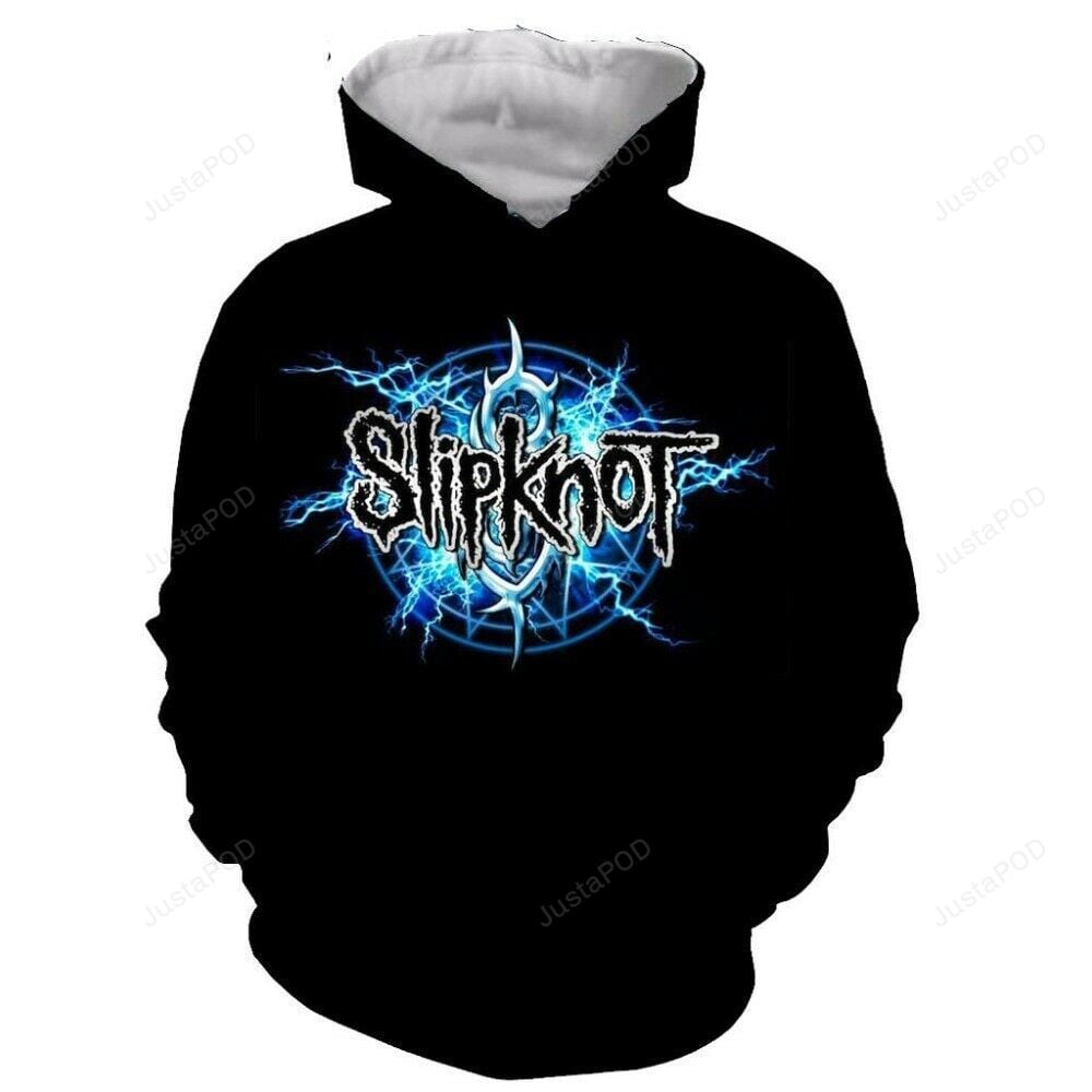 Slipknot Band Logo Rock N' Roll 3D Hoodie Zip Hoodie
