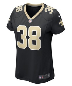 Smoke Monday 38 New Orleans Saints Women's Game Player Jersey - Black