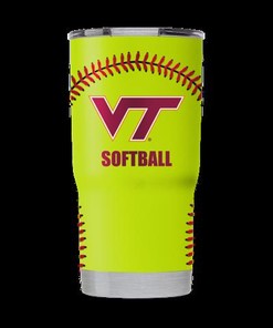 Softball Virginia Tech Tumbler - For Softball Enthusiasts