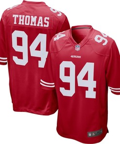 Solomon Thomas 94 San Francisco 49ers Player Game Jersey - Scarlet