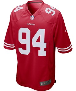 Solomon Thomas 94 San Francisco 49ers Player Game Jersey - Scarlet
