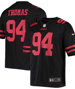 Solomon Thomas San Francisco 49ers Game Player Jersey - Black Nfl