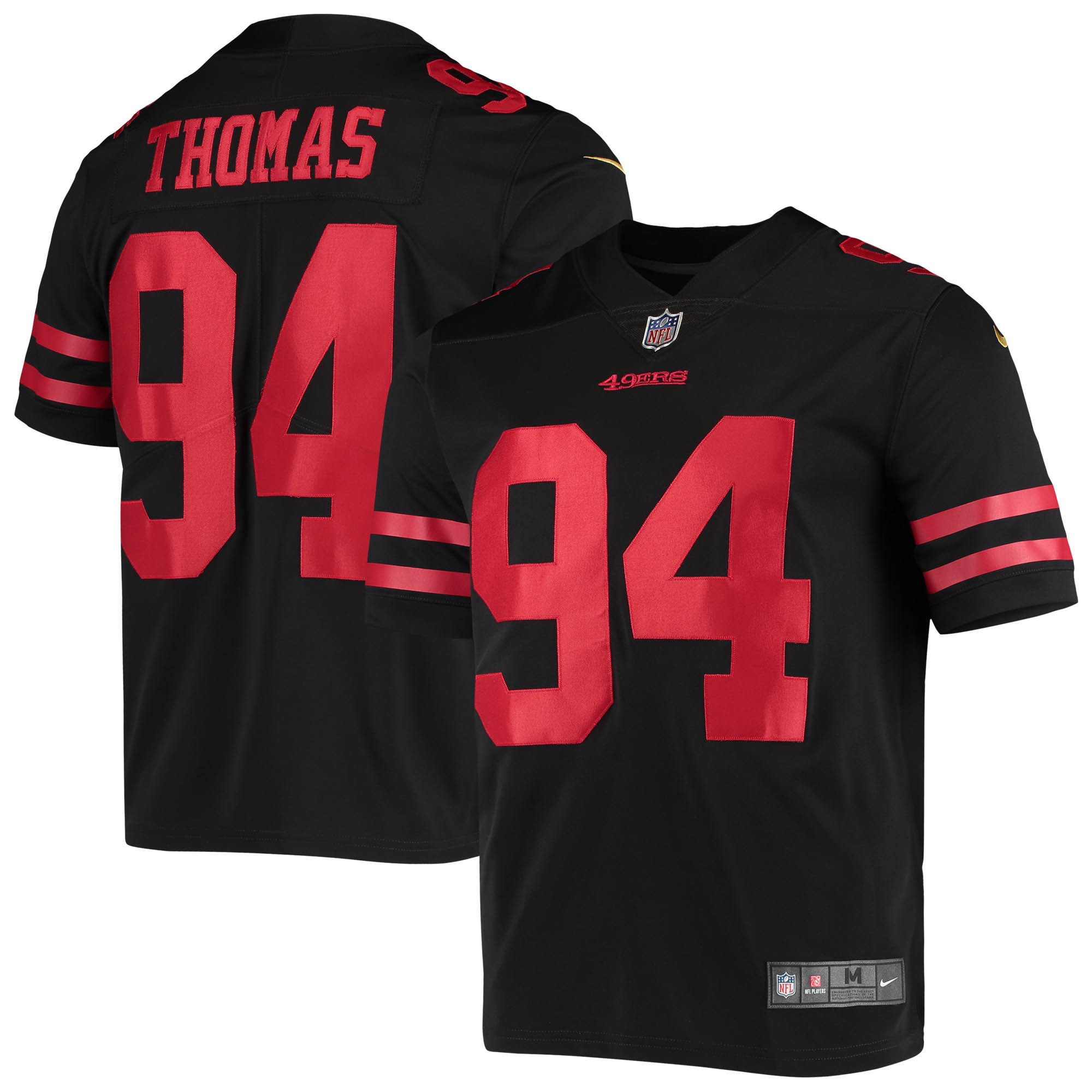Solomon Thomas San Francisco 49ers Vapor Limited Player Jersey - Black Nfl