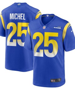 Sony Michel Los Angeles Rams Player Game Jersey - Royal Nfl