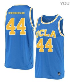 Sooren Derboghosian 44 UCLA Bruins Retro Elite Basketball Youth Jersey - Blue