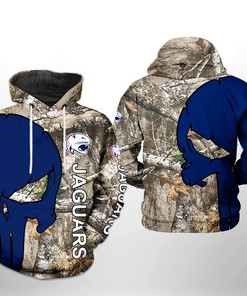 South Alabama Jaguars NCAA Camo Veteran Hunting 3D Printed Hoodie/Zipper Hoodie