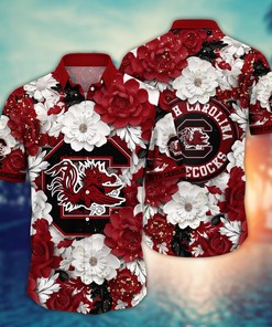 South Carolina Gamecocks NCAA Flower Hawaii Shirt For Fans Ver 12
