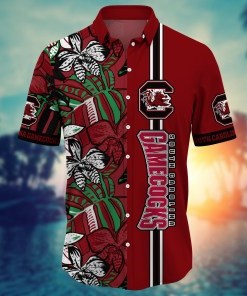 South Carolina Gamecocks NCAA Flower Hawaii Shirt For Fans Ver 14