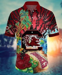 South Carolina Gamecocks NCAA Flower Hawaii Shirt For Fans Ver 2