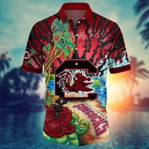 South Carolina Gamecocks NCAA Flower Hawaii Shirt For Fans Ver 2