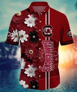 South Carolina Gamecocks NCAA Flower Hawaii Shirt For Fans Ver 25