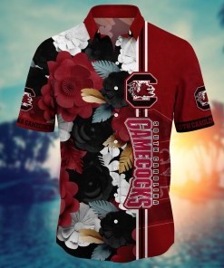 South Carolina Gamecocks NCAA Flower Hawaii Shirt For Fans Ver 36
