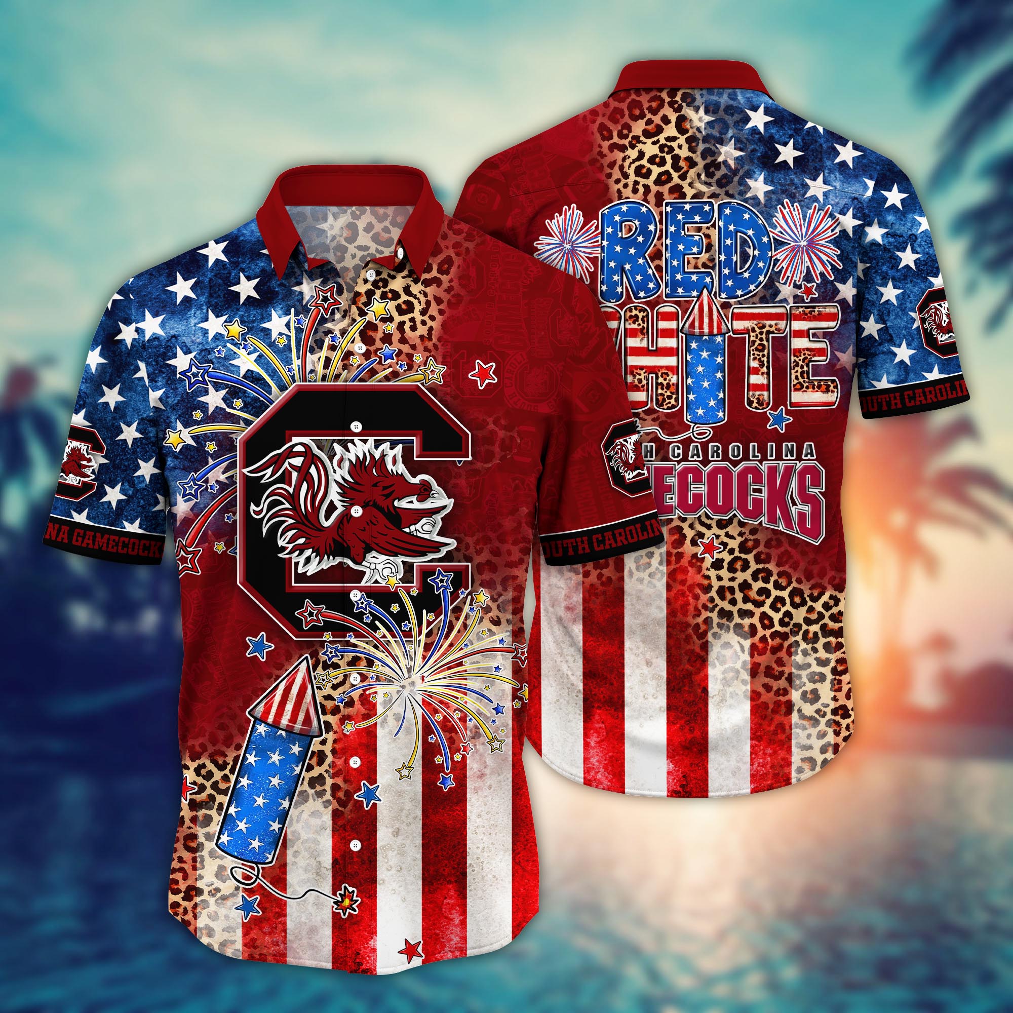 South Carolina Gamecocks NCAA Hawaii Shirt Ver 2