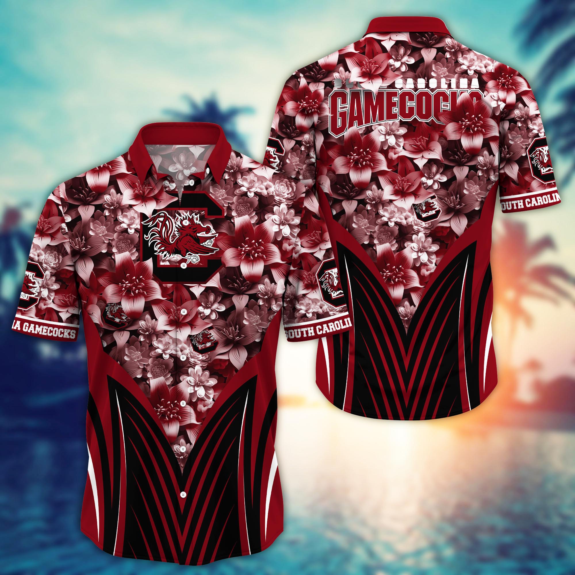 South Carolina Gamecocks NCAA Hawaiian Shirt, Aloha Shirt Ver 1