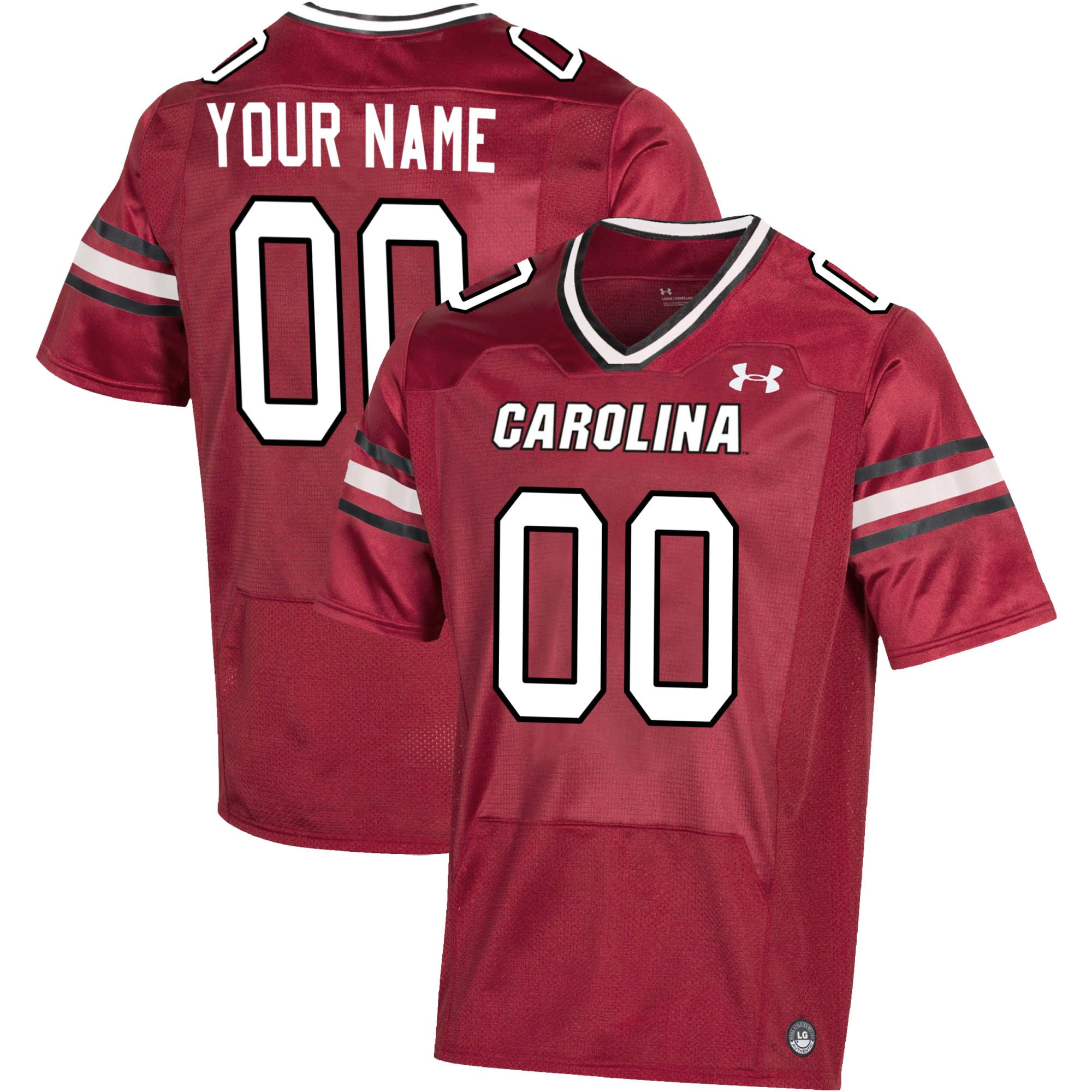 South Carolina Gamecocks Under Armour Custom Replica Jersey - Garnet Custom Jerseys Ncaa
