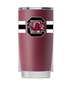 South Carolina Maroon Tumbler w- Stripes - Trendy South Carolina Maroon Tumbler w- Stripes for Stylish Sips
