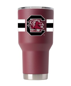 South Carolina Maroon Tumbler w- Stripes - Trendy South Carolina Maroon Tumbler w- Stripes for Stylish Sips