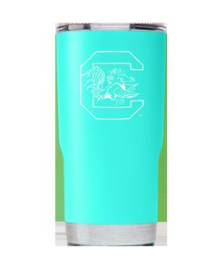 South Carolina Teal Tumbler - Stylish South Carolina Teal Tumbler for On-the-Go Hydration