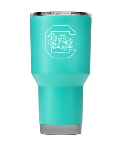 South Carolina Teal Tumbler - Stylish South Carolina Teal Tumbler for On-the-Go Hydration