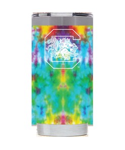 South Carolina Tie Dye Tumbler - Trendy South Carolina Tie Dye Tumbler for Colorful Sips