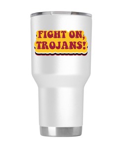 Southern California White Retro Tumbler - Show your Southern California Pride