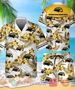 Southern Miss Golden Eagles Hawaiian Shirt Ver 2