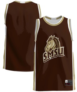 Southwest Minnesota State Mustangs Basketball Jersey - Brown Ncaa